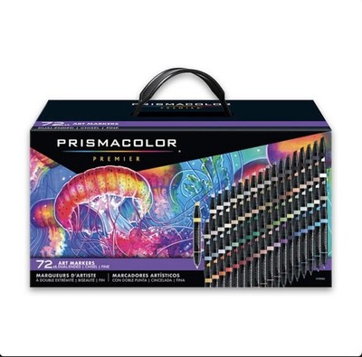 Prismacolor  Premier  Dual-Ended 72 Color Jellyfish Box Art Marker Set