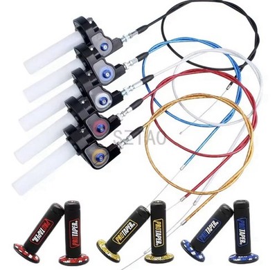 Schnellgas Gas Gaspedal für Motorrad Universal mit Griffen Protaper 10 Farben