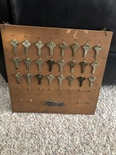 Vintage Original Ford Model T Keys Dealer Master Set Wboard 51-74 Script Logo