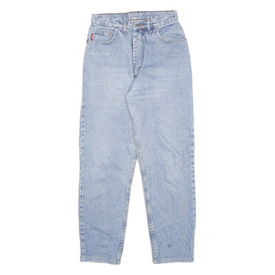 Hellblaue Damen Jeans Relaxed Fit Straight Baumwolle W26 L27 Classic Style