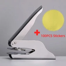 Embosser Custom Stamp Personalized Logo Seal Wedding Library