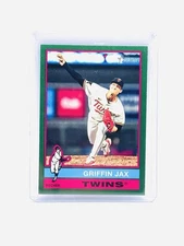 2025 topps heritage baseball Griffin Jax Green Border  S P #474 Twins