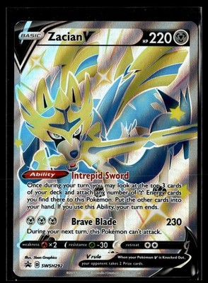 Pokemon TCG SWSH: Sword & Shield Promo Cards #SWSH292 Zacian V