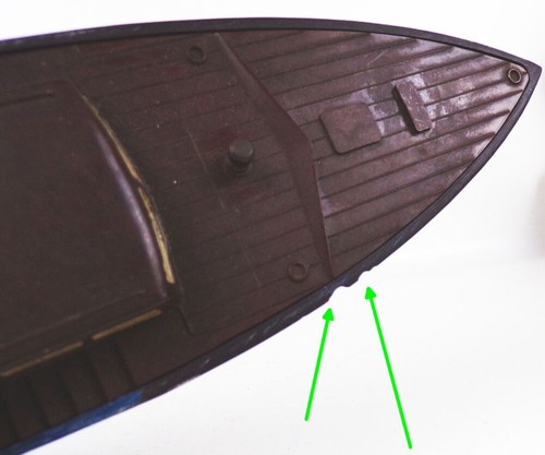 Piko Motorboot Bakelit Ausführung mit Motor Originalkarton 1950 er - Bild 6 von 17