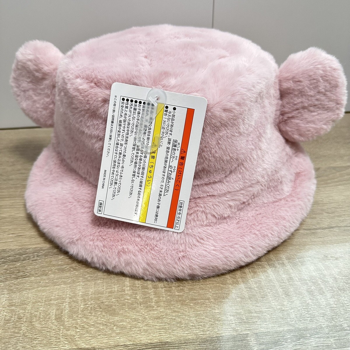 DISNEY TOKYO PINK MICKEY FLUFFY BUCKET HAT Tokyo Disney Resort Bucket Hat Mickey Ears Limited Fluffy  main image 4
