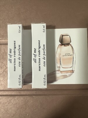 Narciso Rodriguez  All Of Me ' EDP Perfume Set of 2 Sample Spray Vials