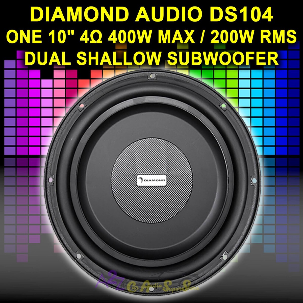 Diamond Audio DS 100.4 アンプ DIAMOND AUDIO DS104 400 WATTS 10