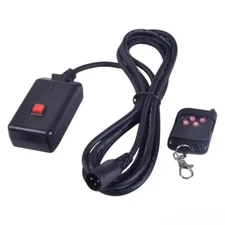 Stage Fog Machine Controller, 4-Button Remote Replacement Accessory.