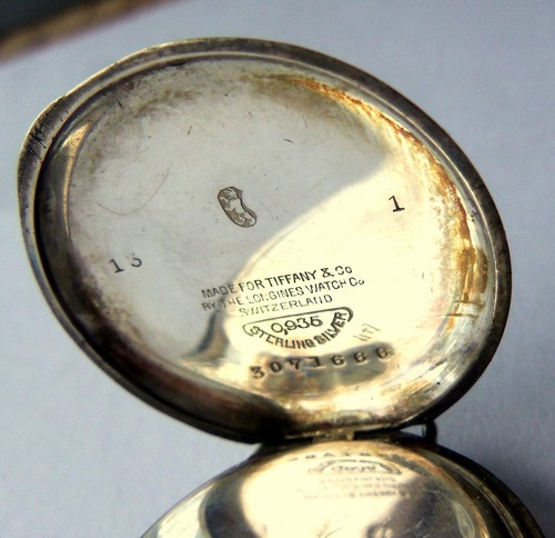 Antique Medic Nurse Bosom Lapel Watch Tiffany 3x Longines 3x Sterling - Picture 3 of 6