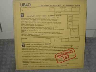LP UB 40 ''Signing off'', + Maxi-Single, Reggae/Dub der 70er!