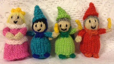 STRICKANLEITUNG - Christbaumschmuck - Dornröschen und Feen