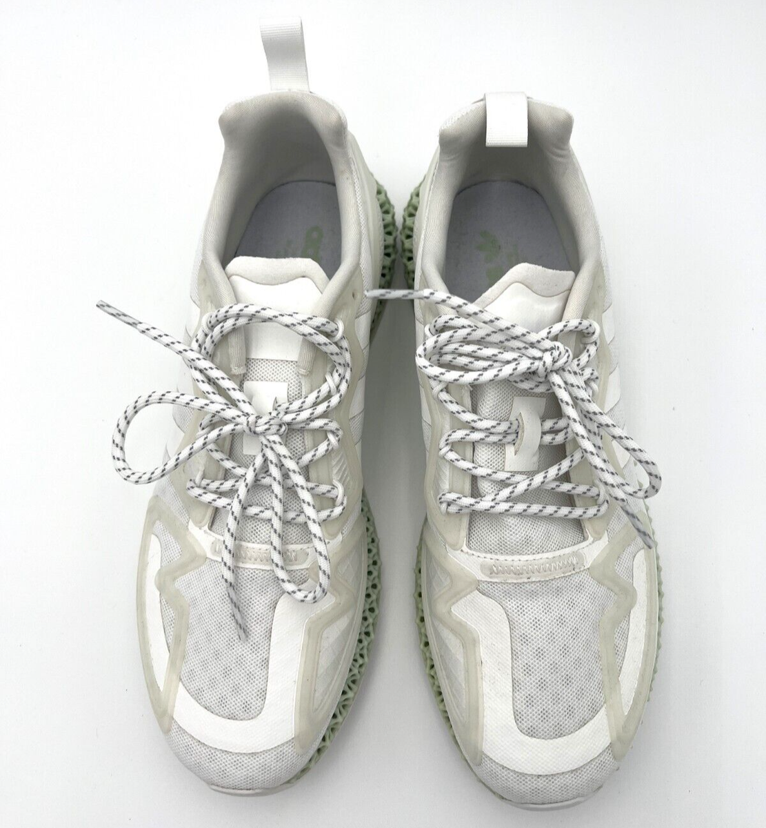 Size 8.5 - adidas ZX 2K 4D Triple White for sale online | eBay
