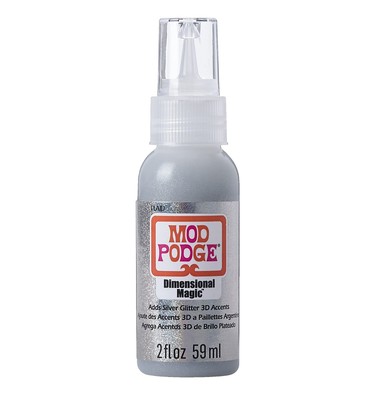 CS11331 Glitter Dimensional Magic 2oz Silver for Craft DIY Art Decorations