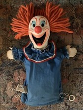 Bozo The Clown Puppet Pull String Talker By Mattel Restored To Talk And Cleaned