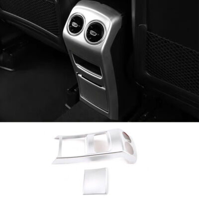 Rear Air Outlet Vent Panel Cover Trim For Benz GLB W247 2020-2022 Matte Silver