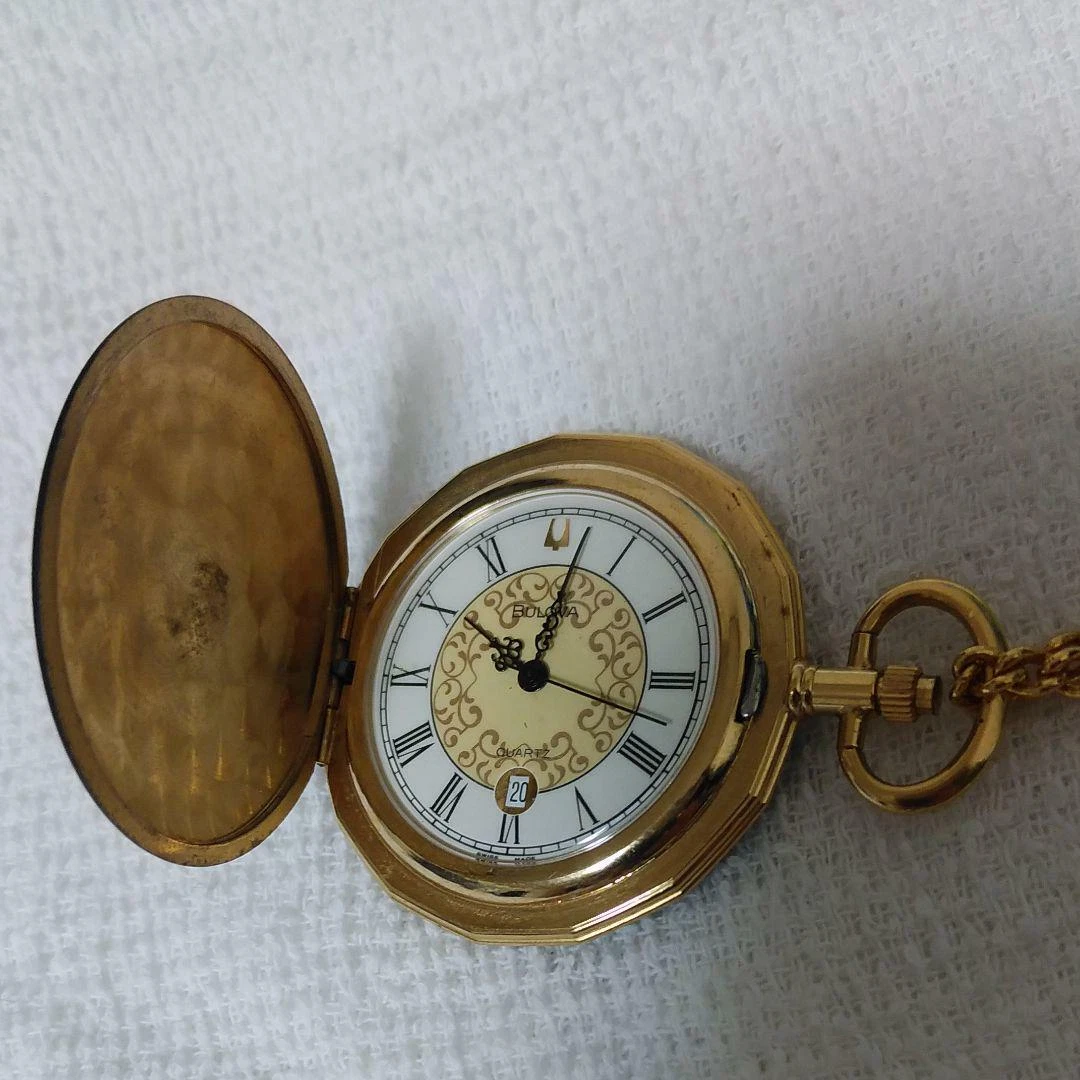 Bulova quartz store pocket watch