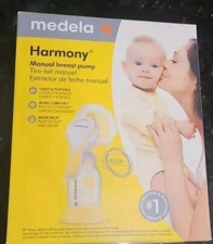 Medela Manual Breast Pump with Flex Shields Harmony Single Hand for More Comfort