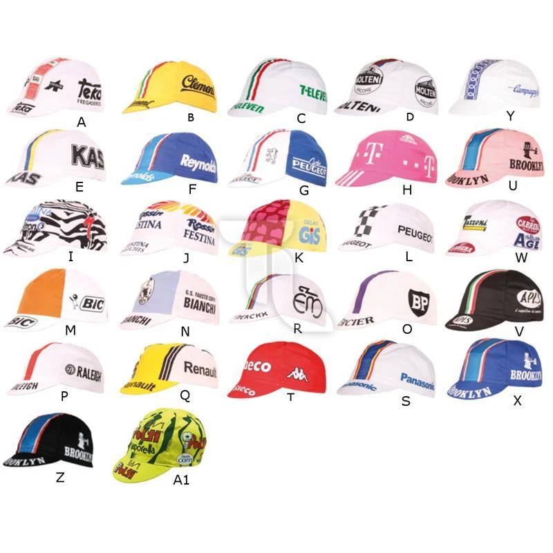 MARKENLOS APIS Profi-Rennmütze Radmütze - Retro Style