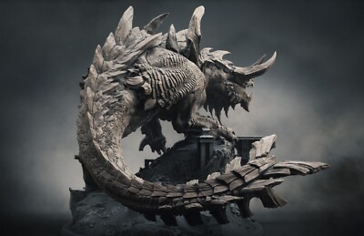 Tarrasque miniature - DnD miniatures RPG Pathfinder dungeons and