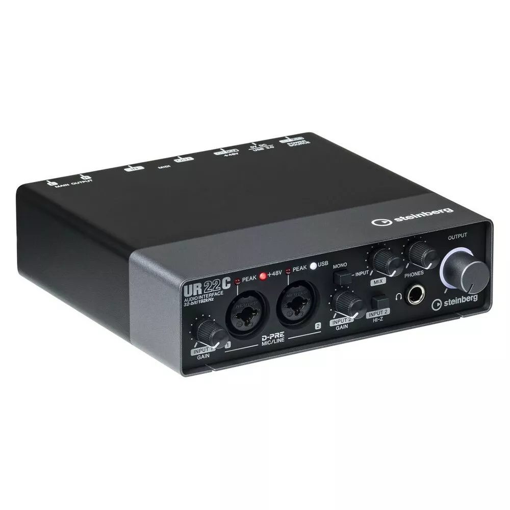 Steinberg UR22c 2x2 USB 3.0 Type C Audio Interface