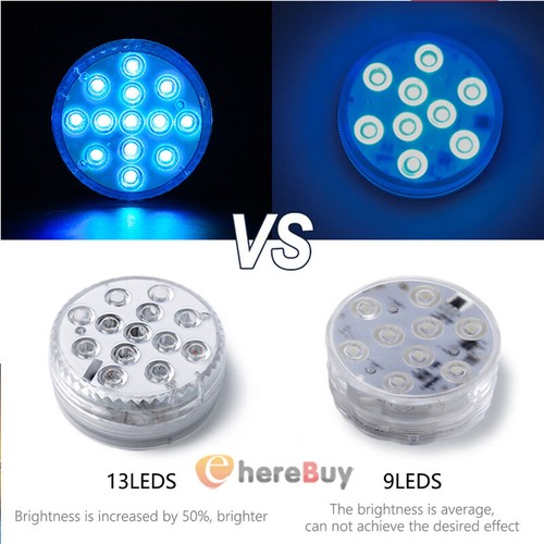 Underwater Lights Waterproof LED RGB Submersible Aquarium Pool Pond Lamp Remote - Picture 2 of 12