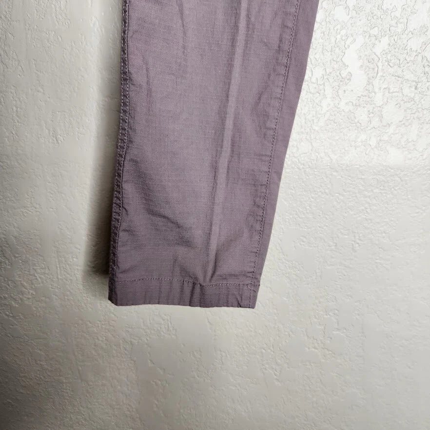 vuori ripstop cotton stretch drawstring straight leg pants