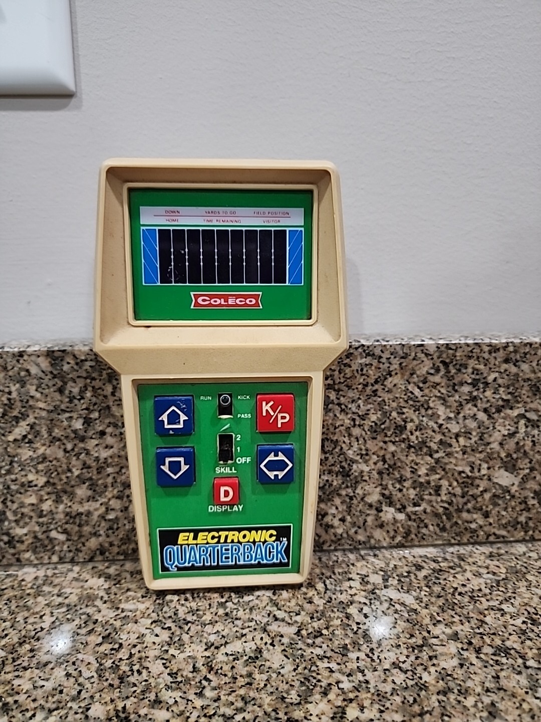 Vintage Coleco Electronic Quarterback Football Game 1978 Tested and