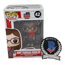 Mayim Bialik Signed Amy Farrah Fowler Funko Pop The Big Bang Theory Beckett COA Mayim Bialik Signed Amy Farrah Fowler Funko Pop The Big Bang Theory Beckett COA