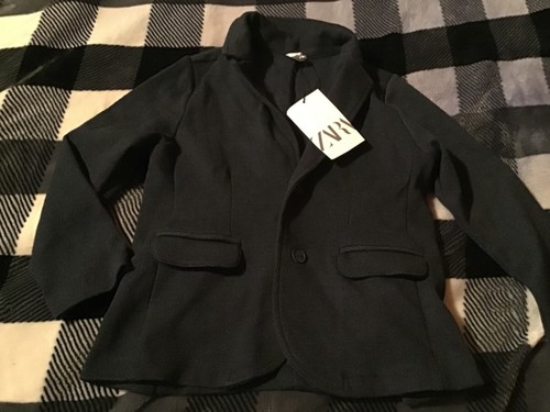 Zara black size 7 suit jacket new with tags 0371/660/401 - Picture 3 of 7