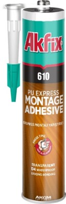 Akfix 610  Polyurethane Express Montagekleber wasserdicht - Transparent