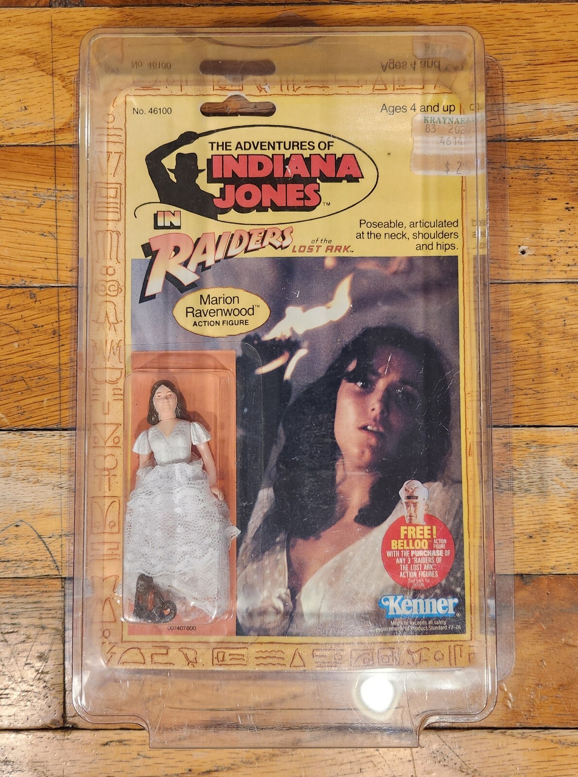 Figura de acción Kenner Marion Ravenwood Indiana Jones ROTLA 1982 SIN USAR, EN CAJA de colección