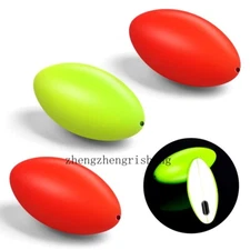 100pcs Fishing Bobber Beads Stoppers Float Sinker Stops Oval Cylinder Floats