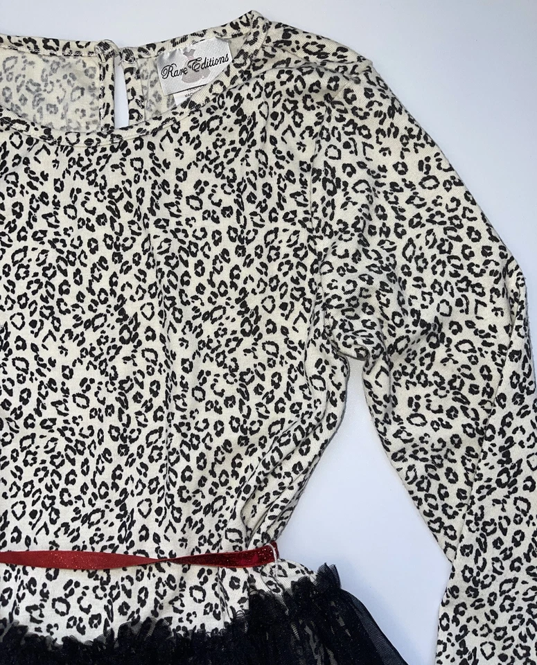 Vestido formal informal de fiesta para niñas de ediciones raras talla: 16 falda tutú estampado animal Foto 4 de 4