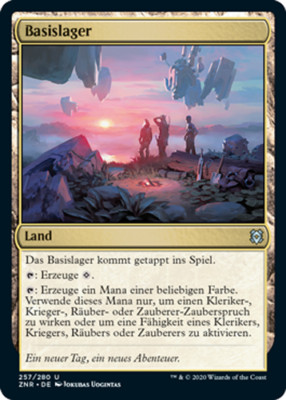  Magic the Gathering - Basislager - ZNR-DE257 MtG NM