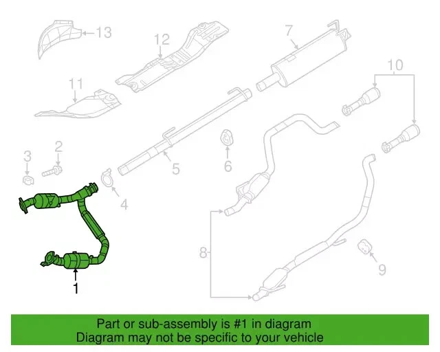 Convertidor Mopar RAM 1500 5,7 L V8 2016-2019 68273127AA original OEM Foto 2 de 4