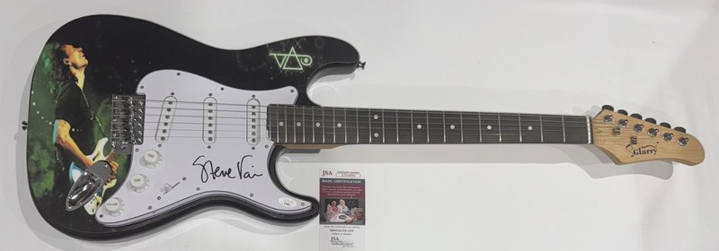 STEVE VAI SIGNED CUSTOM ELECTRIC GUITAR G3 LEGEND FULL SIGNATURE JSA COA