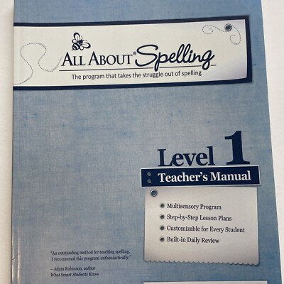 All About Spelling Level 1, Teacher's Manual Marie Rippel
