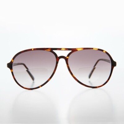 Tortoise Simple Bifocal Aviator Sunglass diopter Zander