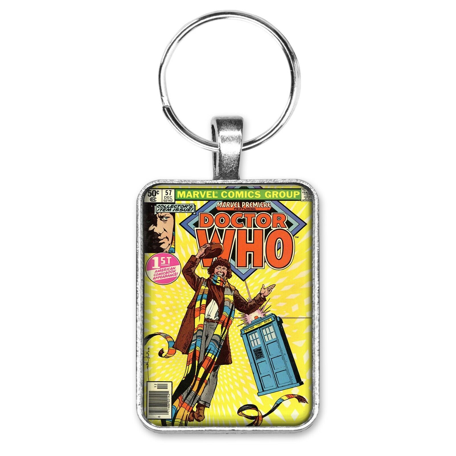 Marvel Presents Featuring Doctor Who #57 Cover Key Ring or Necklace Comic Book