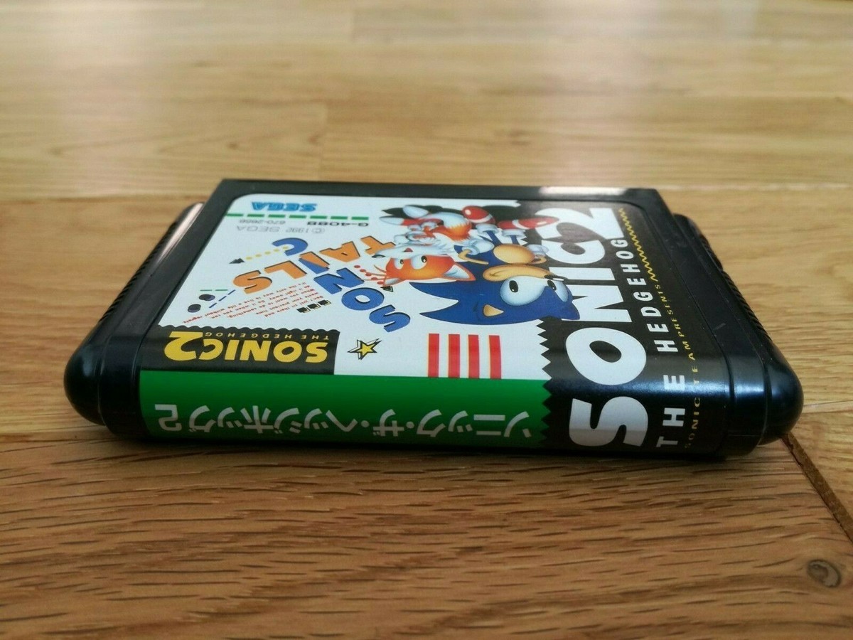 SONIC THE HEADGEHOG 2 Mega Drive MD Sega action Japan Ver