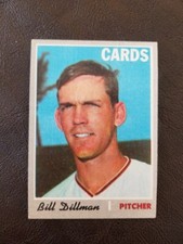 BILL DILLMAN 1970 TOPPS BASEBALL CARD #386 ST. LOUIS CARDINALS