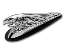 Eagle Front Fender Tip Ornament Chrome for Harley Custom Application