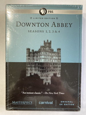 Downtown Abbey Seasons 1, 2, 3,&4 Limited Edition DVD Set New & Sealed