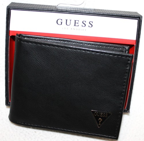 Cartera Hombre GUESS Cuero Negra $48.00 Nueva en la caja - Imagen 13 de 16