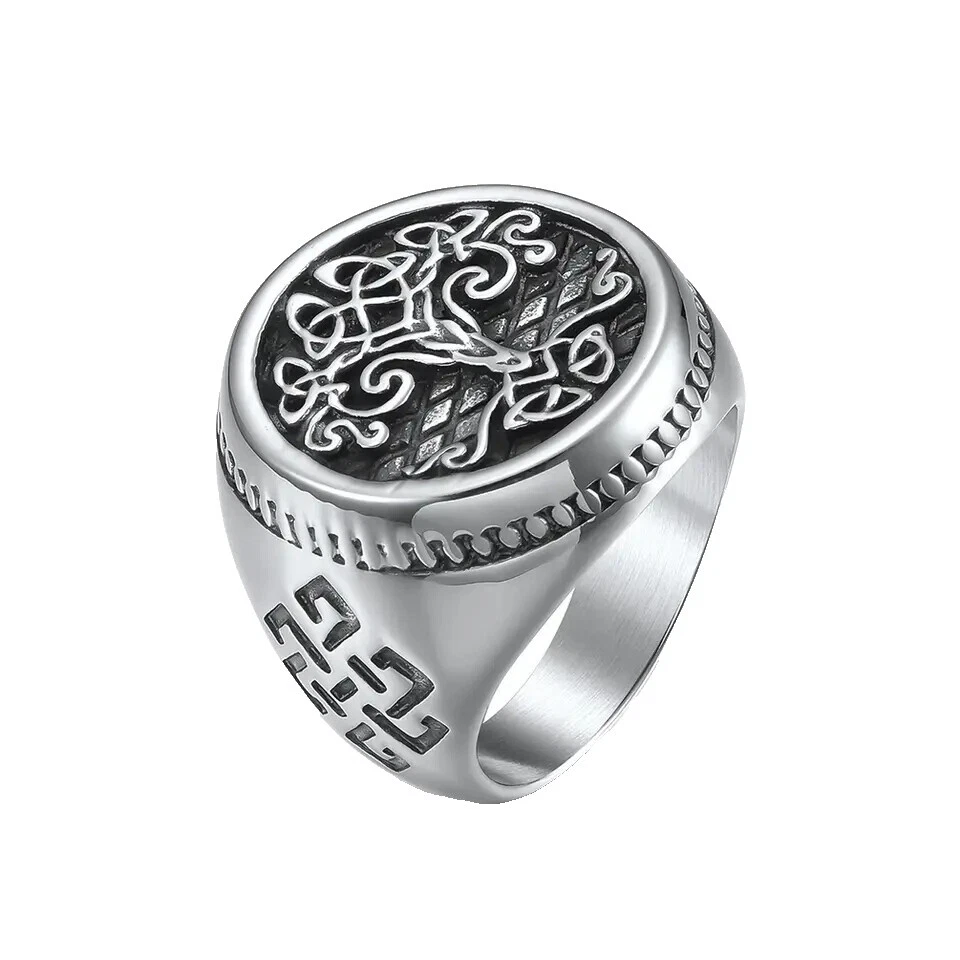 Anillos de Acero Inoxidable Anillo de Motociclista para Hombre 13