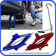 Cric Crick Per Ruota Scorta Auto Suv Sollevatore 2T Tonnellate Pantografo 2000Kg