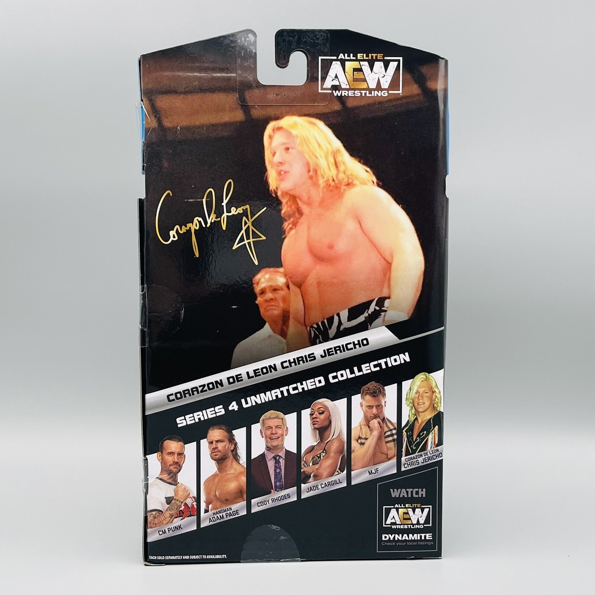 AEW CHRIS JERICHO CORAZON DE LEON LUMINARIES ACTION FIGURE