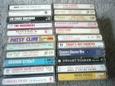 Lot 22 Country  Western Cassettes Judds Mavericks Shania Patsy Cline Mixed  
