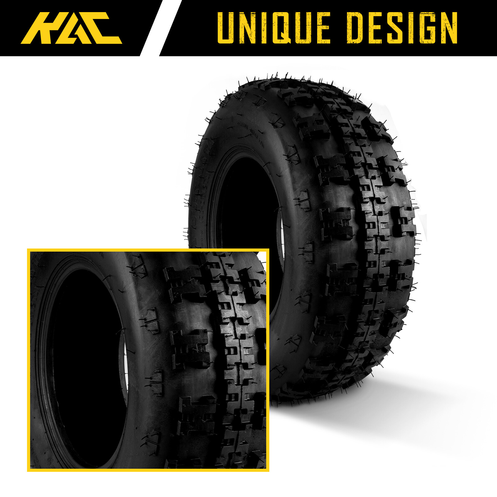 Pair 21x7x10 ATV Tires Sport Quad 21x710 Heavy Duty All Terrain UTV