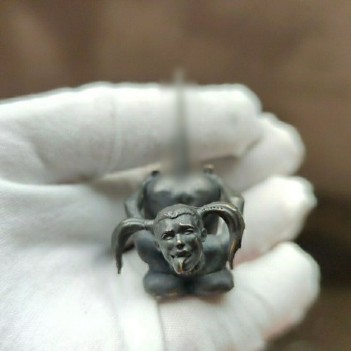 Collection of Chinese Bronze Clown Girl Beauty Handicraft Statue Gift - Picture 7 of 11